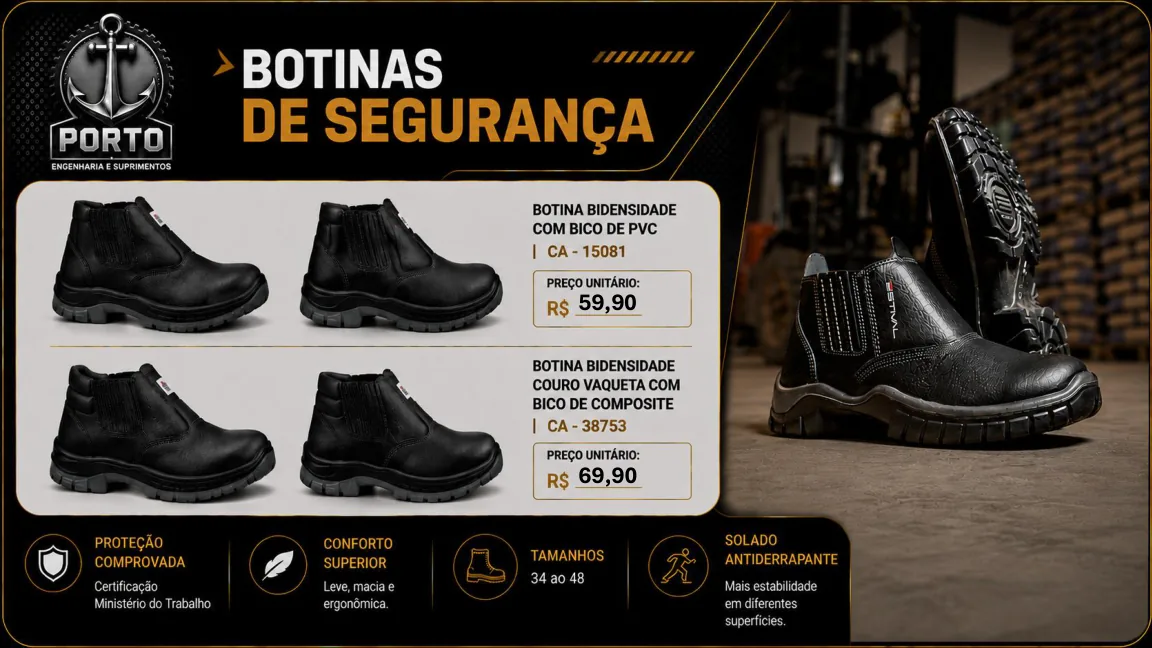 Botinas de segurança