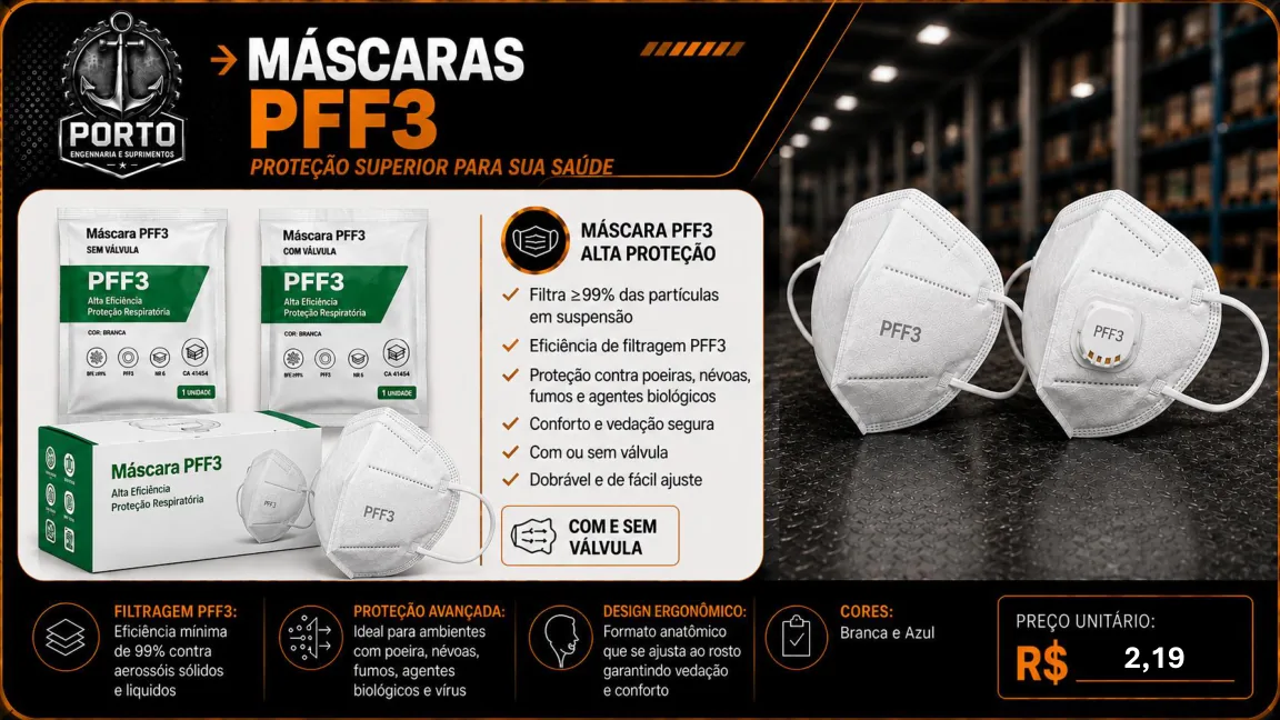Máscara PFF3